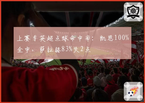 上赛季英超点球命中率：凯恩100%全中，萨拉赫83%失2点